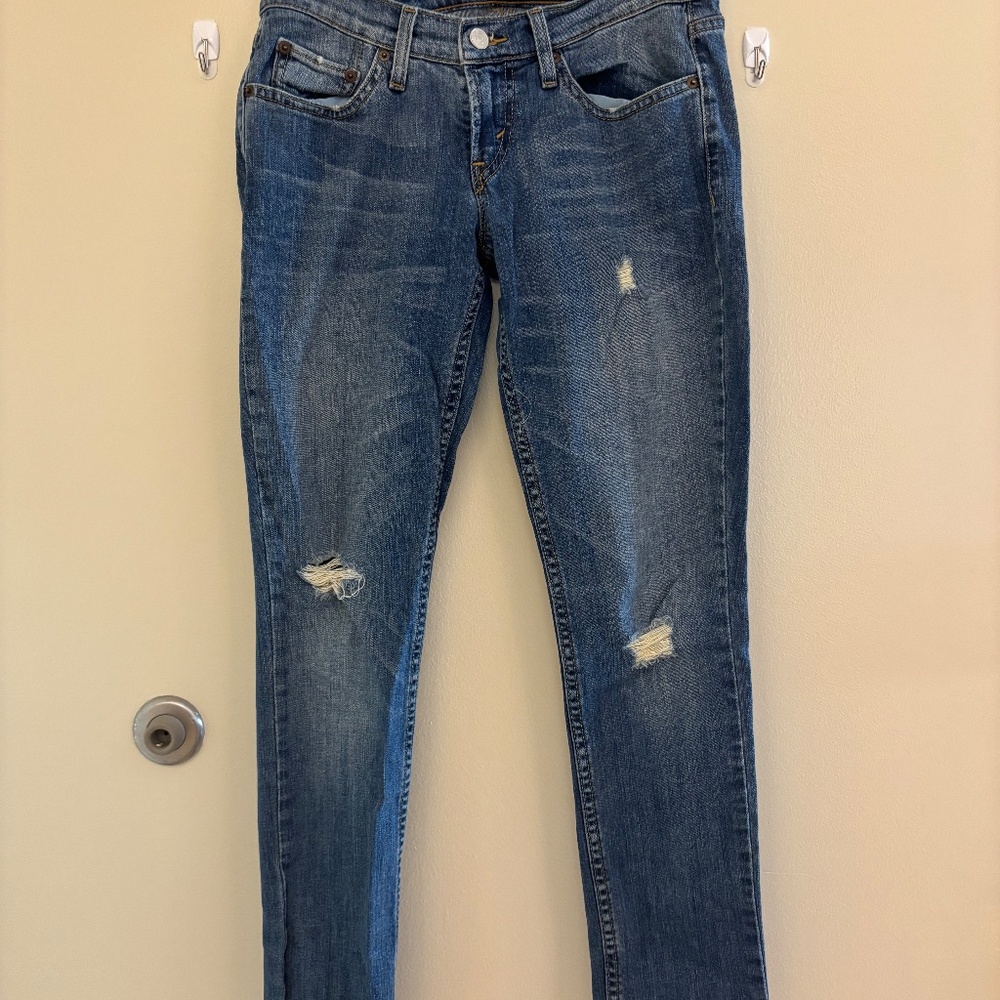 Levi's too super low jeans